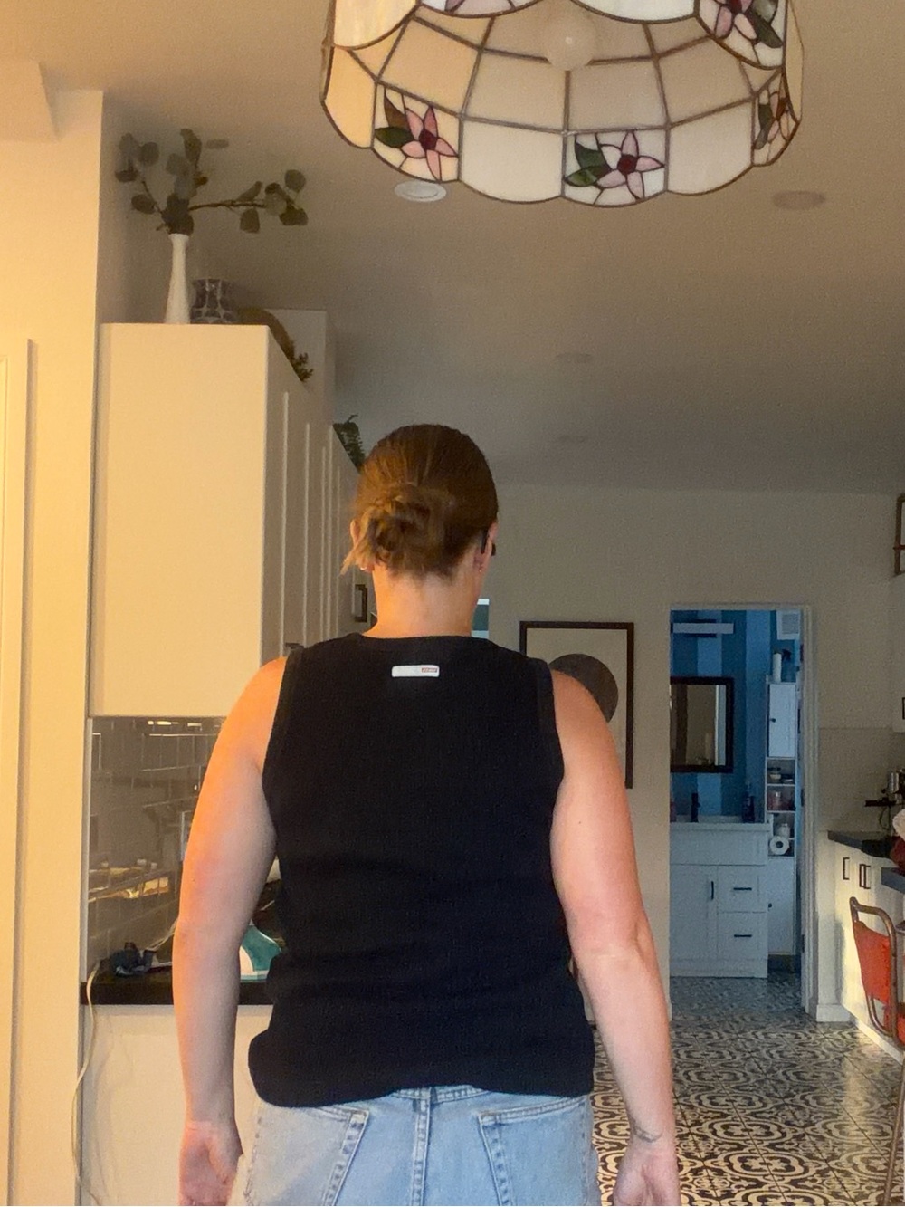 Y2K Point Zero navy Ribbed Tank Top - Picture 11 of 11